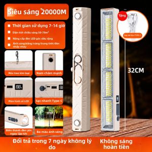 Đèn LED Siêu Sáng Có Thể Sạc Lại Dễ Mang Theo Có Tính Năng Từ Tính