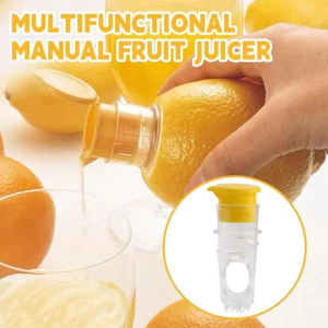 Fruit Lemon Juice Extruder Portable Manual Lemon Juice Juicer Manual Lemon Juice Faucet Screw Top Lemon Juicer With Built-In Filter