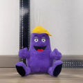 Cross-Border Hot Selling Grimace Shake Yellow Hat Purple Grimace Shake Monster Stuffed Doll Gift. 