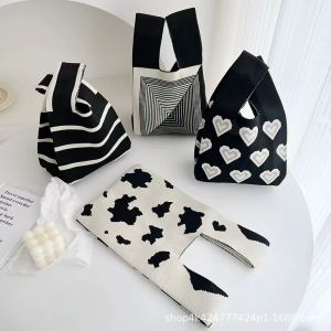 Knitting Handbags Popular Handbag Work Sundry Bag Large Capacity Lunch Bag Lunch Box Bag Annual Meeting Gift