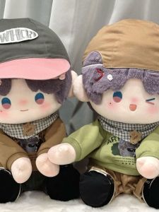 Cute 40cm Sitting Posture Cotton Doll Boy Toy Replacement Suit High Aesthetic Value Collectible Action Figure Collectibles