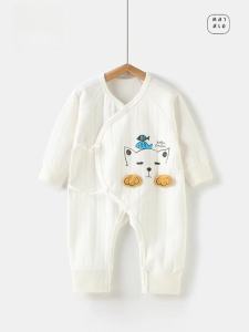 ชุดนอนผ้าฝ้ายแท้แขนยาวสำหรับเด็กแรกเกิด Tagkita ฤดูใบไม้ร่วง 2024 ชุดนอนเด็กผู้หญิง ชุดเดรสฤดูใบไม้ร่วง ฤดูหนาว