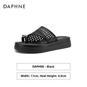 Daphne | Thick Sole Open-Toe Sandals Womens French Style Breathable Dress Match Woven