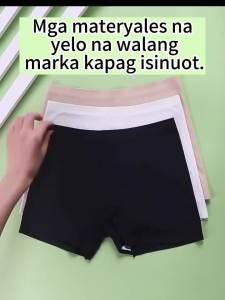 3 PCS/Set Boyleg Panty Boxer Shorts For Women Panty Shorts Boyleg For Women Seamless Shorts Ice Silk Seamless Plus Size Cycling Lingerie