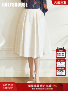 Elegant High Waist Embroidered Mini Skirt for Women in Beige Color Spring Summer Autumn Seasonal New Style A-Line Skirt