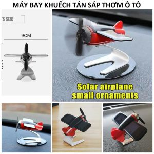 Máy bay khuếch tán sáp thơm cho xe hơi ô tô năng lượng mặt trời mẫu mới sang trọng loại tốt phụ kiện đồ chơi xe hơi
