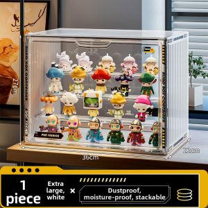WEIAI | Blind Box Storage Display Rack Popmart Handmade Toy Compatible Lego Dustproof Acrylic Transparent