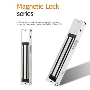 180KG 350LBS Single Electromagnetic Lock Built In LED Smart Electronic Lock Work For Door Access Control System