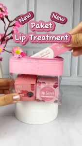 SR12 Lip Treatment 3in1 Paket Perawatan Bibir Melembabkan Intens Menyehatkan Warna Alami Bibir BPOM