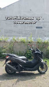 Cover Sarung Selimut Pelindung Penutup Body Bodi Motor Sepeda Transparan Plastik Plastic Transparent Transfaran Waterproof Waterprof Bening Tebal Anti Tahan Air Debu Murah