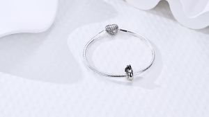 Hạt Charm Chặn Bằng Bạc 925 Sterling Và Zircon Dùng Làm Phụ Kiện Tự Chế Vòng Tay Phù Hợp Với Nút Chặn Silicon Nhiều Màu Sắc Quà Tặng Cho Phụ Nữ Dùng Trong Các Bữa Tiệc
