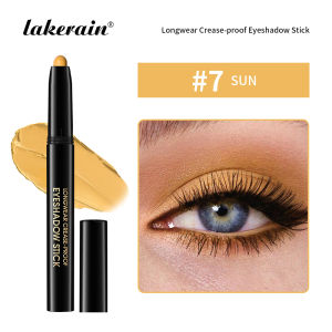 10 Colors Longwear Crease-proof Eyeshadow Pencil Stick Lasting Glitter Shimmer Matte Eye Shadow Highlighter Pen Eyes Makeup Too