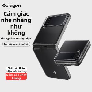 Spigen | Ốp Lưng Trong Suốt Chống Sốc Bao Toàn Bộ Không Trượt Mỏng cho GalaxyZ Flip4