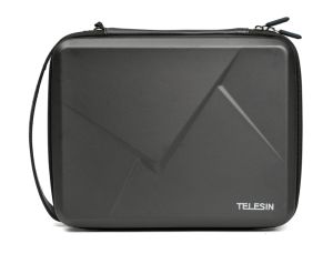 TELESIN Storage Bag Hard Shell for DJI OSMO Action 5 4 3 Accessories Shock-Resistant Crush-Resistant Waterproof Protective Case Action Camera Accessories