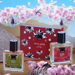 AVONWIN Black Suede  2 pc Fragrance Gift Set 30ml.