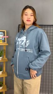 Dezirose Jaket Hoodie Resleting Zipper Trusted Pria Wanita Distro Fleece Tebal Premium Size M-XXL
