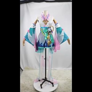 Onmyoji Hatsune Miku Cosplay Costume with 2 Ponytail Wig for women Lolita Dress With Kawaii JK Skirt Anime Costume