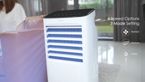 ALPHA BREEZ AIR COOLER (6L/7L) AC Motor 3/4 Speeds with Remote Control & Mosquito Trap [ White ]