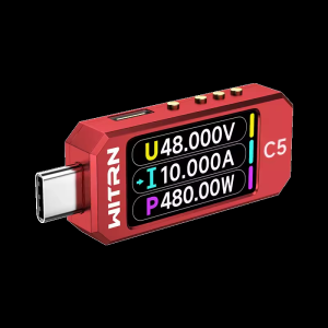 Máy Đo Điện Áp Và Dòng Điện USB WITRN C5 28V PD3.1 Thiết Bị Kiểm Tra Sạc Nhanh Phát Hiện Lão Hóa UFS EPR Mạch Phát Triển Dòng ESP