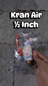 Kran Air Plastik Jumbo Taman Drat Kuningan Keran Tembok 1/2 Inch
