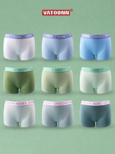 Girls Boxer Briefs Pure Color Multi-Color Belly Contracting High Elastic Wide Belt plus Size Breathable Easy to Wash Antibacterial Crotch Anti-Friction Tide