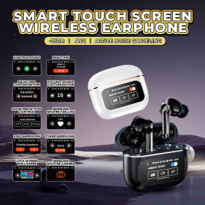 Mocho Headset Bluetooth Full Bass YX30 LED Touch ANC/ENC BT V5.4 Smart Screen Active Noise Reduction