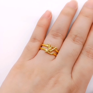 Yon Hing Cincin Design Fashion Kosong (5D) Emas 916