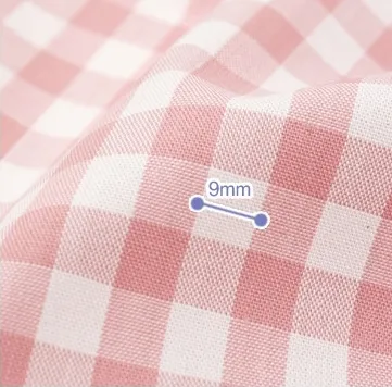 Check Stripes Cotton Fabric