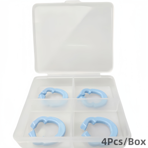4PCS Autoclavable Dental Matrix Clamps - Metal Resin Rings for Sectional Matrices and Contoured Molar Restoration Procedures