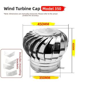 Roof Ventilator 304 Stainless Steel No Ball Type