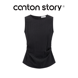 Cantonstory | High Waist Straight Leg Retro Womens Pants Summer