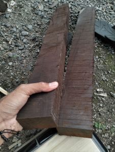 balok kayu galih kelor hitam super