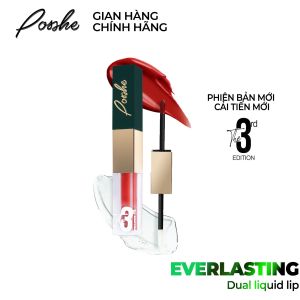 Son Posshe 2 Đầu Siêu Lì Không Trôi - Mẫu Mới Chính Hãng