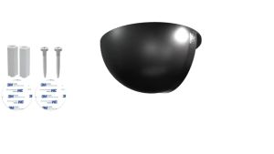 Xximos Half Moon Shaped Door Blocker Multi -Color Magnetic Door Stop For Hotel Home Restaurant