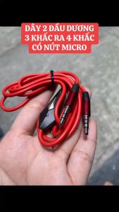 Dây chuyển 3.5mm từ 3 khấc sang 4 khấc
