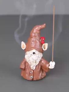 Dwarf Incense Stand for Sticks Incense Cone Burner Ornaments Tabletop Dwarf Decorations Unique Dwarf Gifts