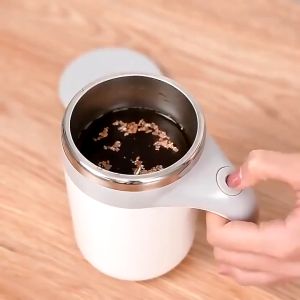 🔥 380ML Coffee Milk Self Stirring Mug Stainless Steel Automatic Mixing Cup USB Rechargeable Magnetic Mug Creative Blender