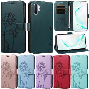 Luxury Flip case For Samsung Galaxy Note 10+ Note 9 Note 8 J6 Prime J4 Prime J6 2018 J4 2018 J530 J330 J5 Prime J7 Prime S10e Dandelion Wallet Leather Flip Skin Protect Cover Case