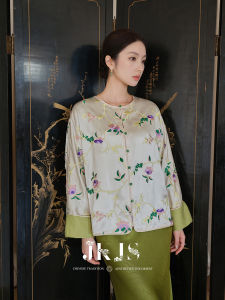 JK&JS | New Chinese Style Traditional Modern Blouse Buttoned