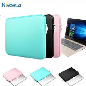 Zipper Laptop Sleeve Shockproof Soft Notebook Case 13 15.6 Inch Portable Protective Cover For MacBook Air Pro HP Dell Lenovo