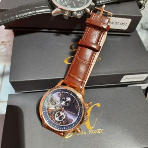 HARGA PROMO JAM TANGAN PRIA MEN WATCH MEWAH MASKULIN ELEGAN EXCLUSIVE JIMS HONEY JHW 07 JHW07 STRAP KULIT CROCO KADO ULTAH ANNIVERSARY WISUDA COWOK PACAR SUAMI PRIA LAKI LAKI
