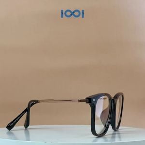 IOOI Eyewear -  Kacamata Kotak Metal PC Lensa Anti Radiasi Blueray Photocromic Pria Wanita 1006