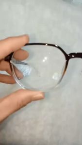 FREE CASE- kacamata baca plus (+) kacamata baca untuk jarak dekat pria dan wanita +1.00 sampai +3.00 Frame Mika Premium Frame Transparan Brown Gagang Lentur Fashion Terbaru