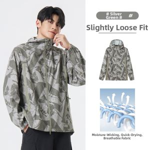 CAMEL | Moisture-wicking Quick-dry Camouflage Mens Jacket