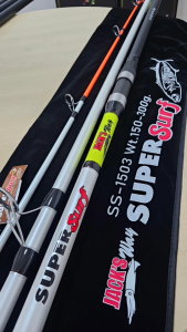 คัน Jack way รุ่น Super Surf ยาว 15 ฟุต 3 ท่อน เวท 150-300 กรัม