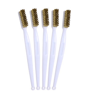 Bộ Bàn Chải Dây Đồng Mini Dùng Cho Các Bộ Phận Máy In 3D Loại Bỏ Rỉ Sét & Sơn Dụng Cụ Đánh Bóng Kim Loại Công Nghiệp Làm Sạch Gờ Gói 1/3/5 Cái