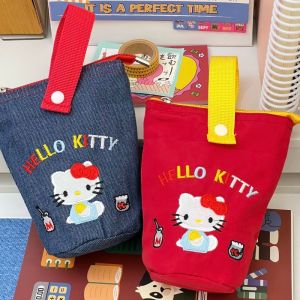 Sanrio Hello Kitty Large Capacity Pencil Case Pen Storage Pouch Cute Pencil Holder Back To School Kids Gift Stationery Supplies Student