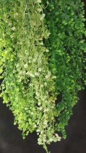 Daun Juntai Lonceng anggrek juntai cabang 5 Tanaman Gantung Hias Dekorasi Taman Pelaminan atau Wedding dekorasi rumah atau Import premium termurah aritifisial palsu plastik