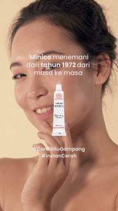 MINICO Vanishing Cream ( Tone Up Cream ) BPOM 1 pcs | Krim Pelembab Tone Up Kulit Kusam