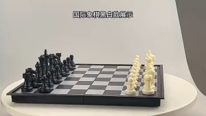 SG(Ready Stock)Magnetic Chess Set Foldable Magnetic Chess Board Game Travel Game Tabletop Game